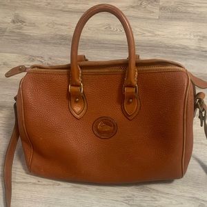 Vintage Dooney and Bourke brown leather bag